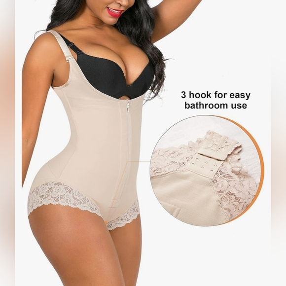 NEW SHAPERX Shapewear for Women Tummy Control  Body Shaper Zipper - Picture 4 of 10